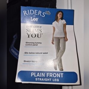 Riders by Lee Women's Black Straight Leg Pants